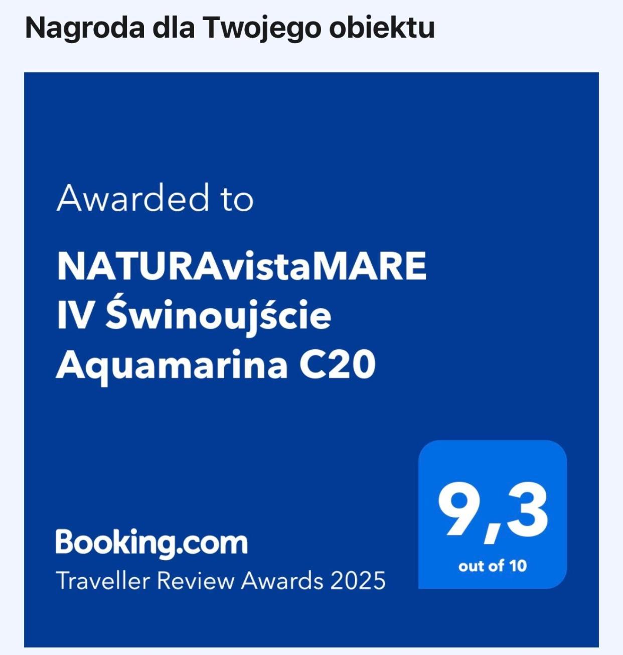 Naturavistamare IV Swinoujscie Aquamarina C20 Luaran gambar